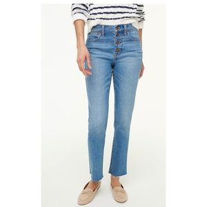 J.Crew Essential straight jean in all-day stretch